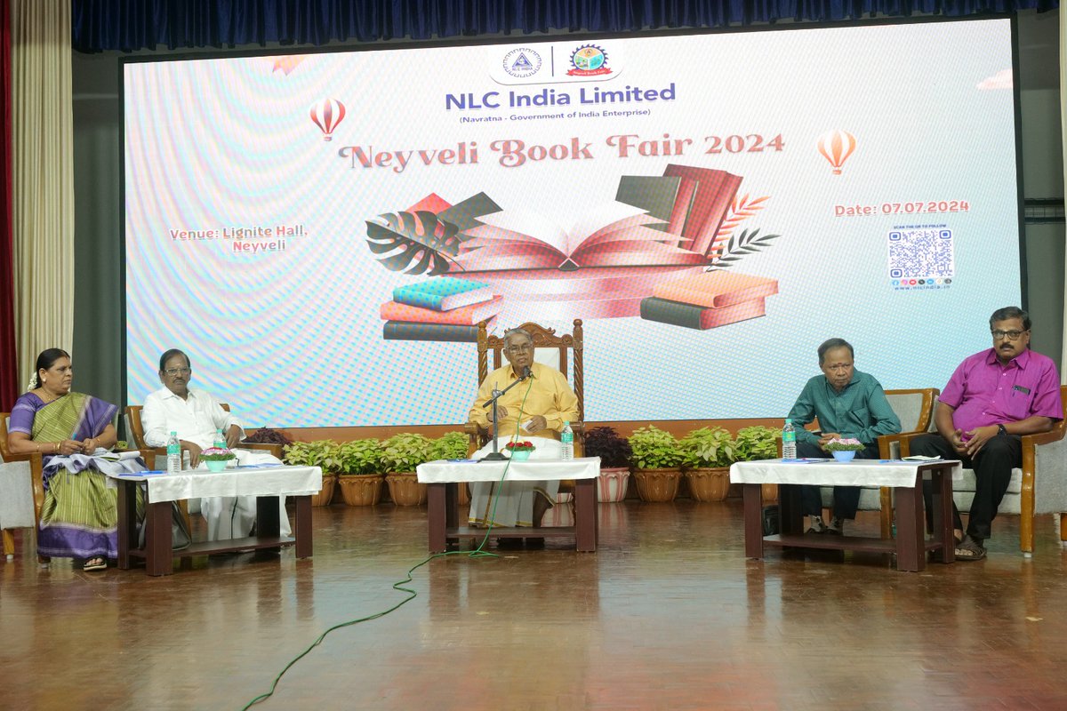 nlcindialimited's tweet photo. The cultural programme - a Literary Debate by a team consisting of popular speakers Shri. Mohanasundaram, Shri. Shanmugavadivel and Shri. Ramalingam - pulled in the crowds, the book stalls also saw brisk business.
#NLCIL #NeyveliBookFair2024 #SecondLargestBookFairOfTN https://t.co/PZU4PGwH6N