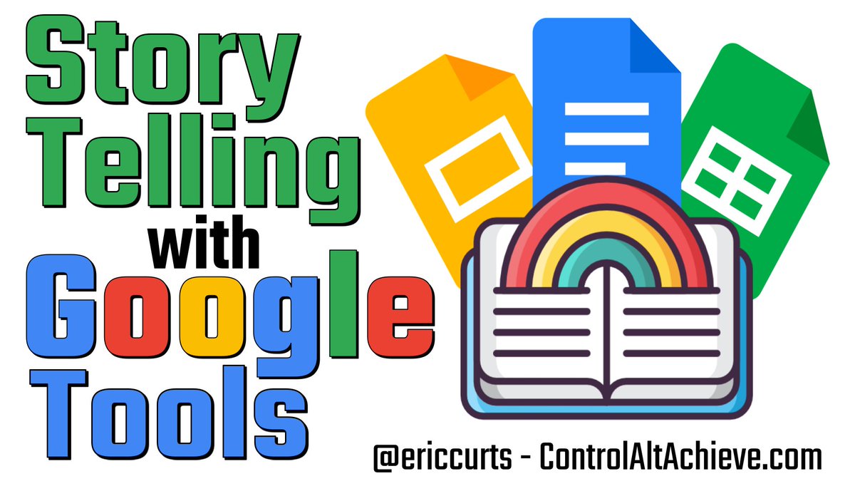 ▶️ New Video - "Storytelling Activities w/ Google Tools" - controlaltachieve.com/2024/07/record…

🐉 Choose Your Own Adventure Stories
😀 Emoji Rebus Stories
⬛ Black Out Poetry
🎞️ Stop Motion Animation
🔊 Story Soundboards
🎲 Random Writing Prompts
&amp; more!

#googleedu #edtech <a href="/GoogleForEdu/">Google for Education</a>