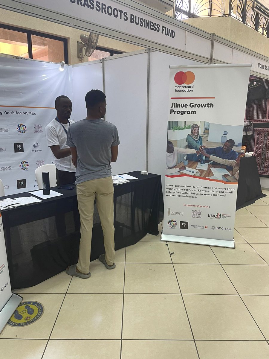 GBF attended the Changamuka Mombasa Coast Region Manufacturing Expo hosted by <a href="/KAM_Kenya/">KAM</a> to showcase innovation and excellence in manufacturing. This aligned with the Jiinue Growth Program implemented in partnership with <a href="/MastercardFdn/">Mastercard Foundation</a> where GBF is a consortia partner.
