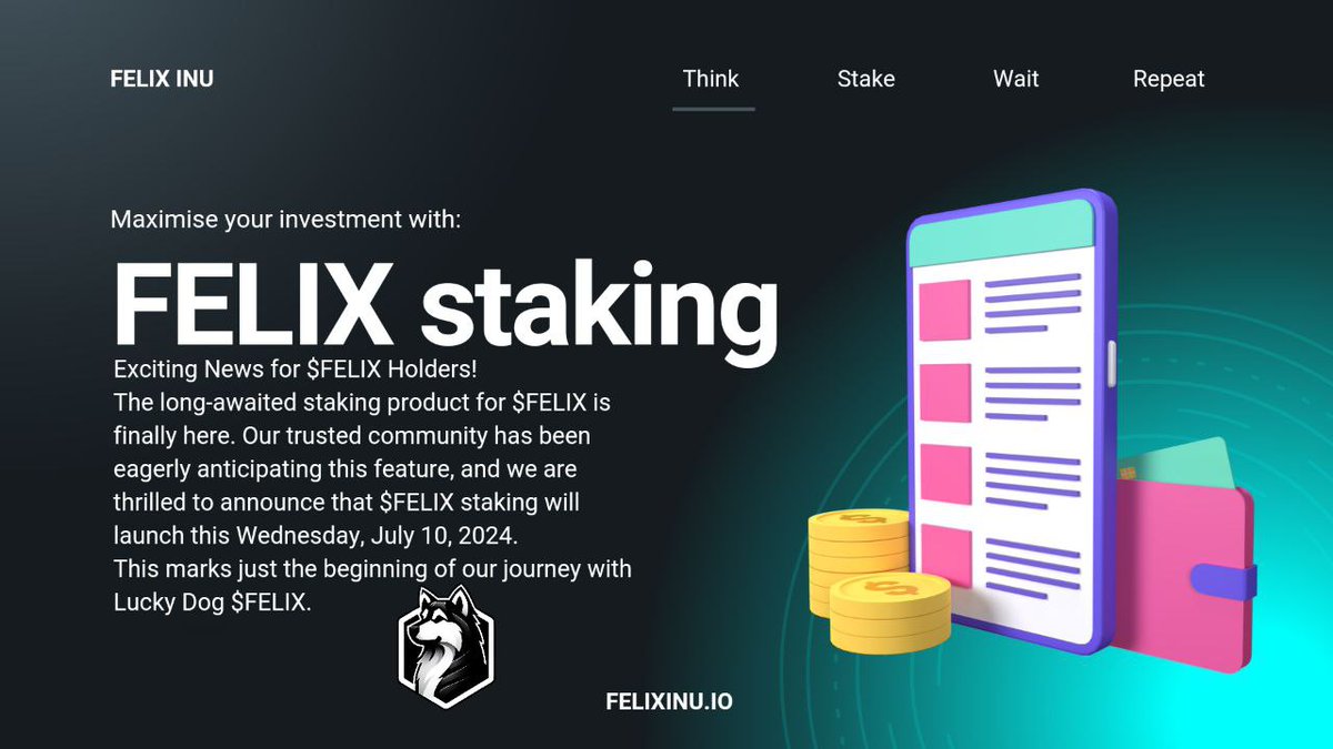 Today is the day For great news! Get your $FELIX Ready.