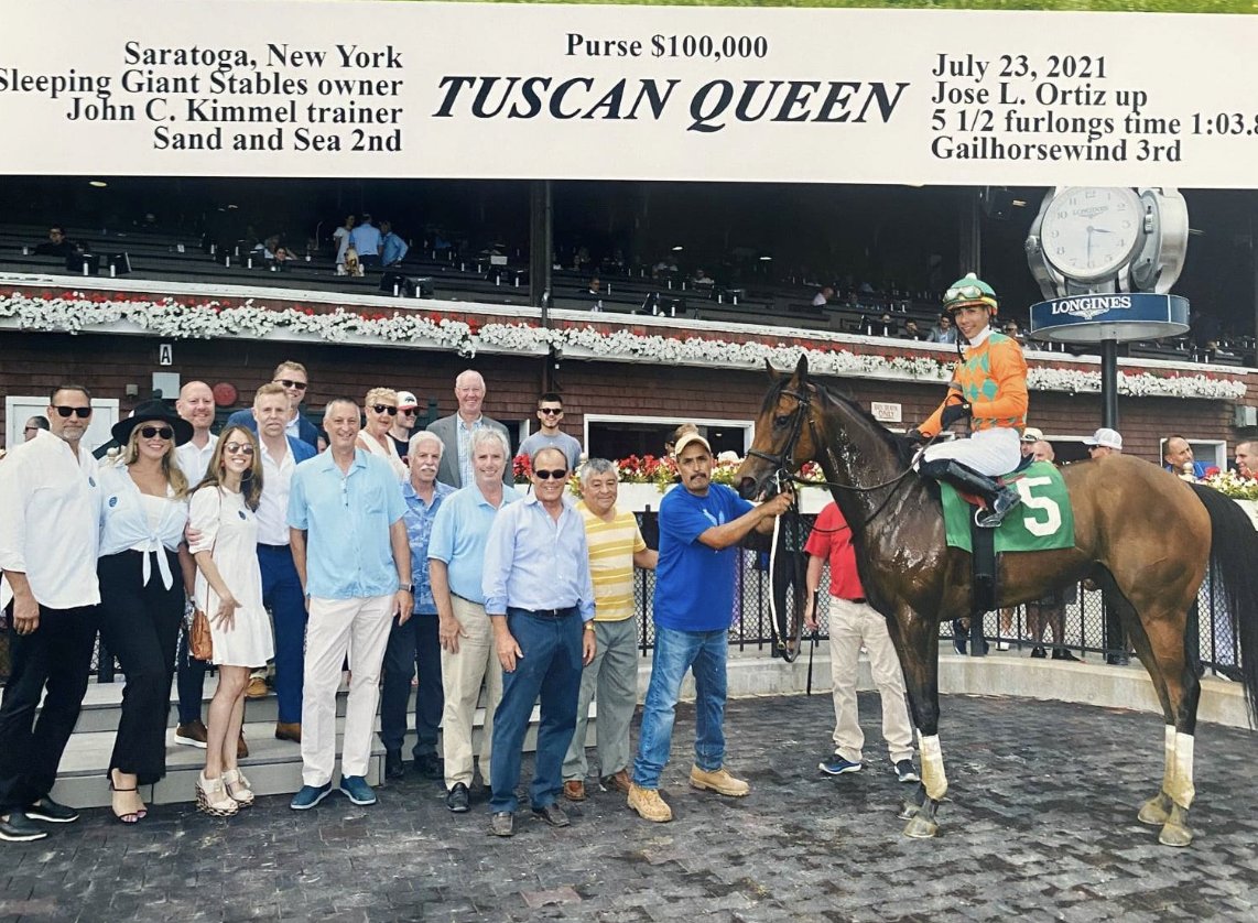Quick Question: 

Have you ever won a race as an owner? There’s no better feeling!

 If so, share your winner's circle pic! 🏆📸🏇

I'll kick it off.......Tuscan Queen - Saratoga, jockey <a href="/jose93_ortiz/">Jose Ortiz</a> for trainer, John Kimmel 🙌

#Winnerscirclepics