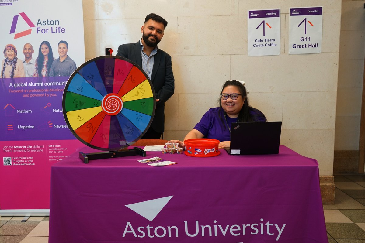 Last week Friday we held our summer Undergraduate Open Day event!

It was a pleasure to welcome all our visitors and showcase our amazing facilities, outstanding teaching staff and more.

If you missed us this time, join us at one of our autumn events 👉 aston.ac.uk/open-days/unde…