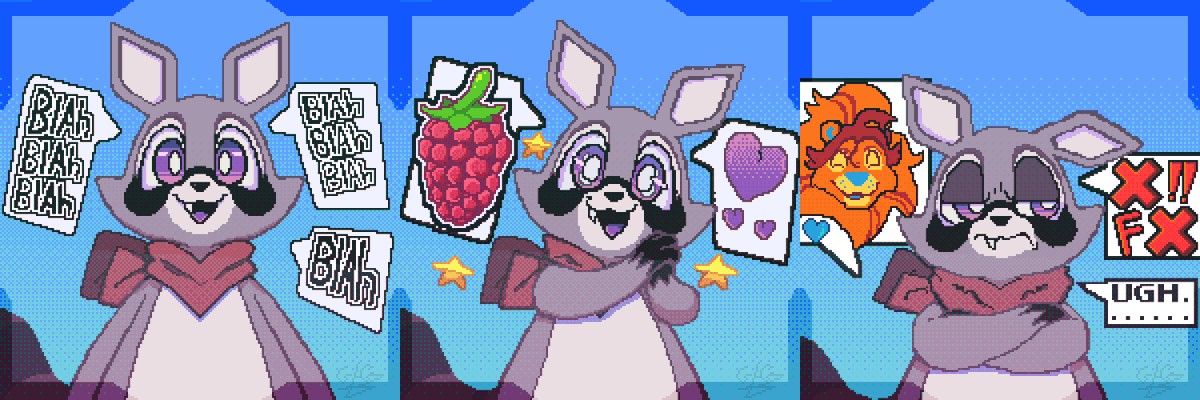 GrimboGrim's tweet photo. Fanart Pixel Animation / Illustration: Indigo Park

Look, Rambley Rambling again. https://t.co/MlfmEWet8G
