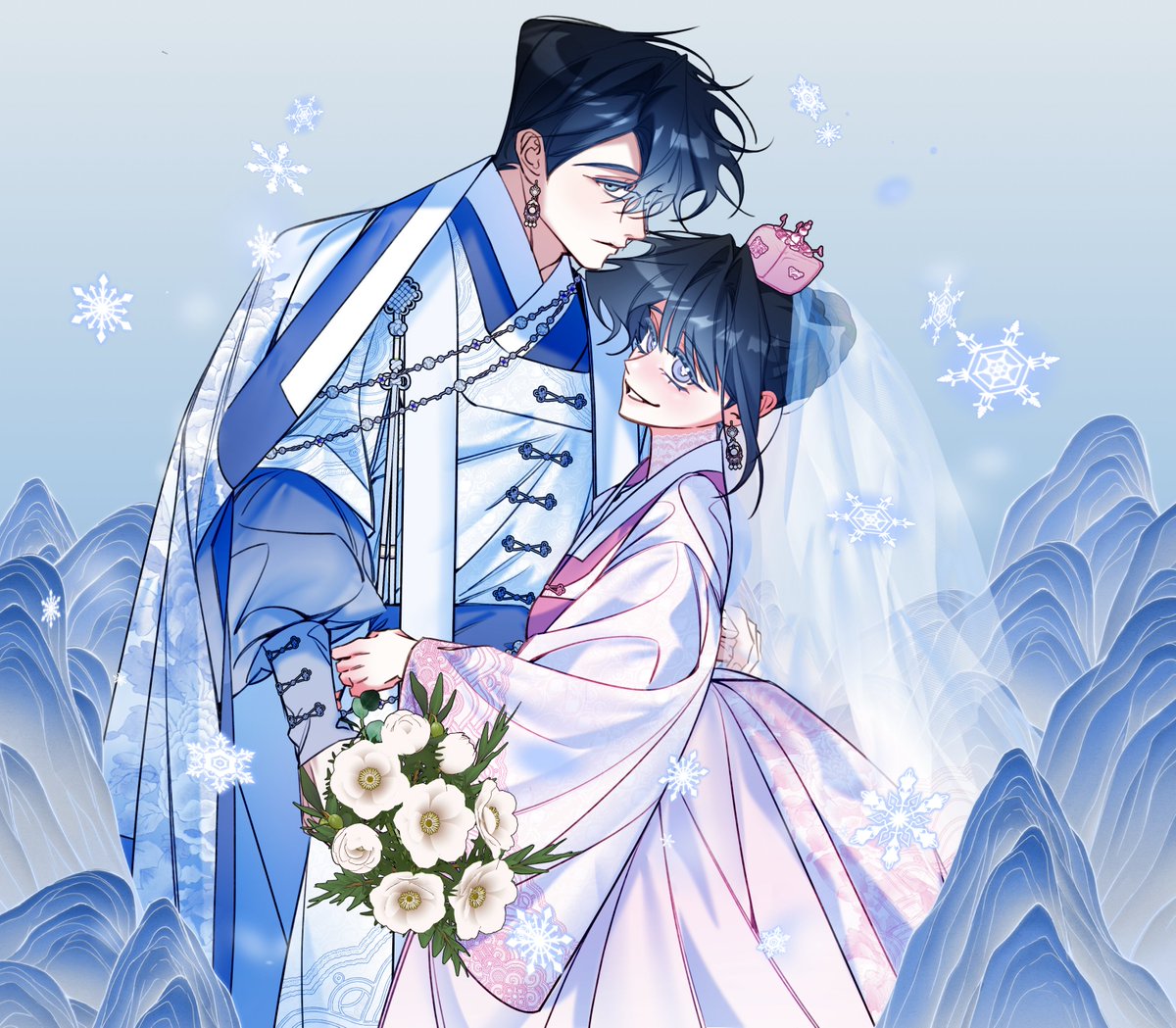 배너로 쓰인 대군설하 일러스트 올려보아요❄️