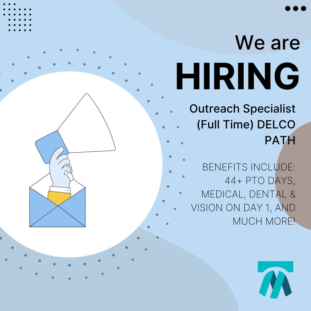 Looking to turn the page to a new chapter? Mental Health Partnerships is looking for a dedicated Outreach Specialist in Delco PATH. This full-time position offers a chance to help those in need. Apply now: recruiting.paylocity.com/recruiting/job…