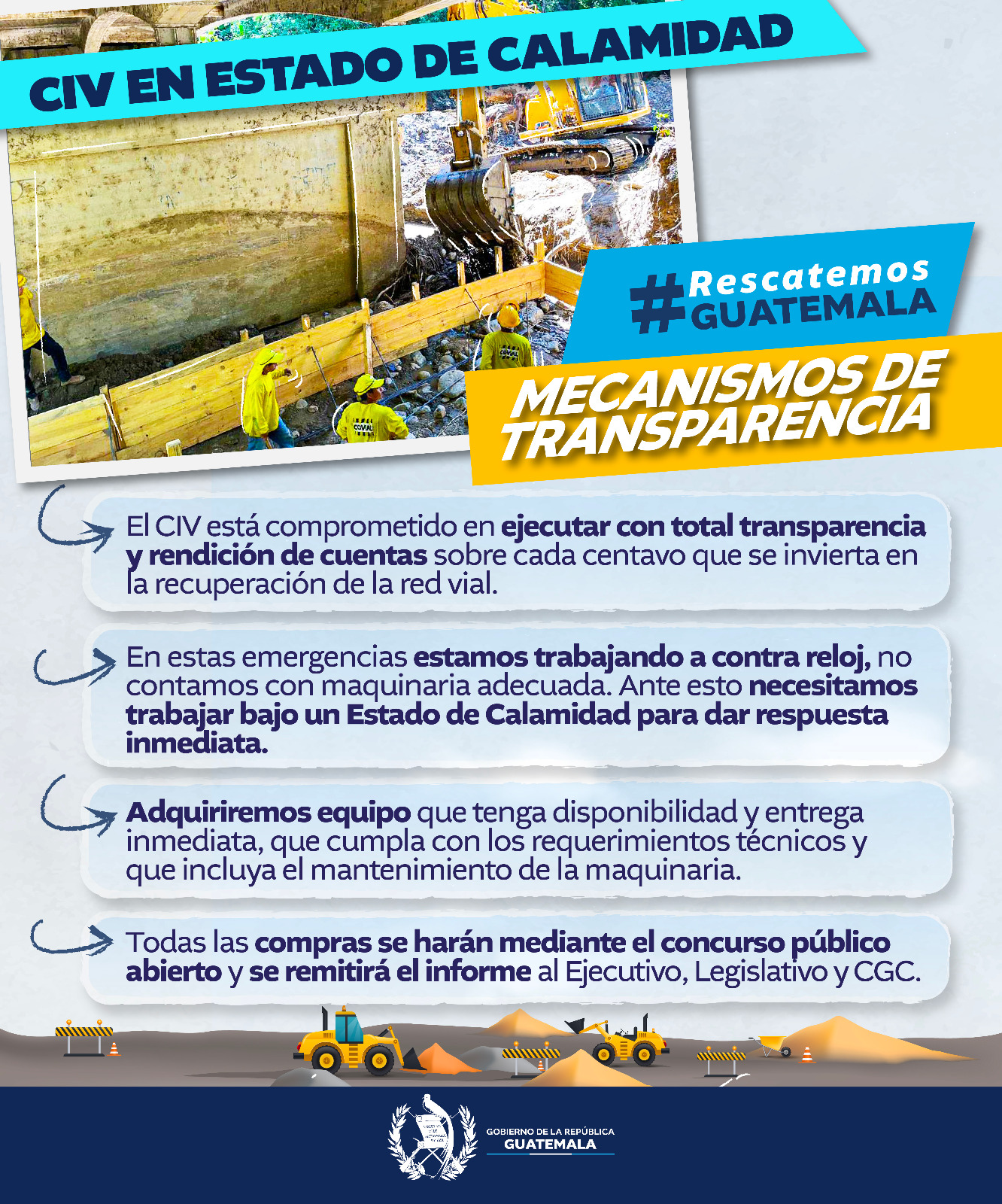 #CIVEstadoDeCalamidad?????????????â?????â????? El #EstadoDeCalamidad nos permite actuar con rapidez y eficacia para mitigar daÃ±os y proteger a las comunidades.#RescatemosGuatemala????????