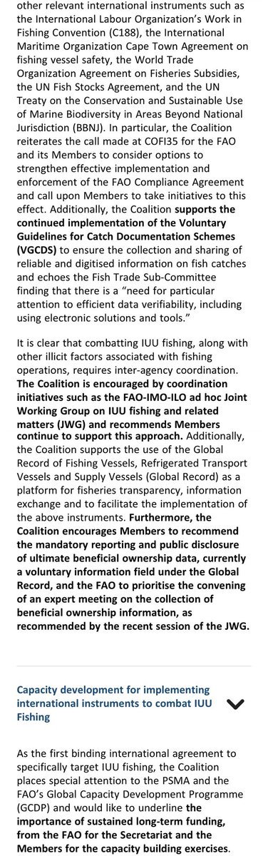 nevangelides's tweet photo. .@FAOfish’s biennial Committee on Fisheries is the only global intergovernmental forum for countries to discuss fisheries &amp; aquaculture. As such it’s one of the most important meetings in the 🐟 calendar. NGOs #IUUfishing full recommendations for #COFI36👇
https://t.co/WUgvwiGFv5 https://t.co/f8pVCLDntY