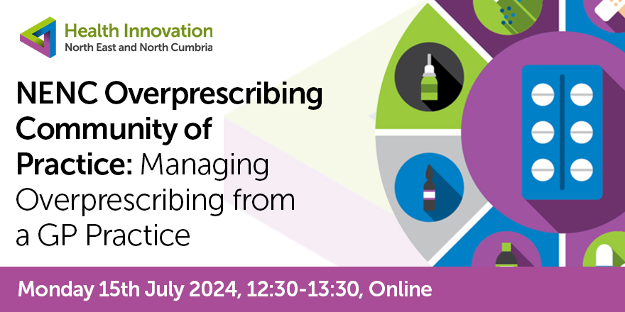 Join us for the next Overprescribing Community of Practice on the 15th July! We’re delighted to be joined by speakers from <a href="/SunderlandGPA/">SunderlandGPAlliance</a> and Easington Central PCNs, who will share how they tackle the complex issues of overprescribing.  

Register 👉 bit.ly/4eOjdPV