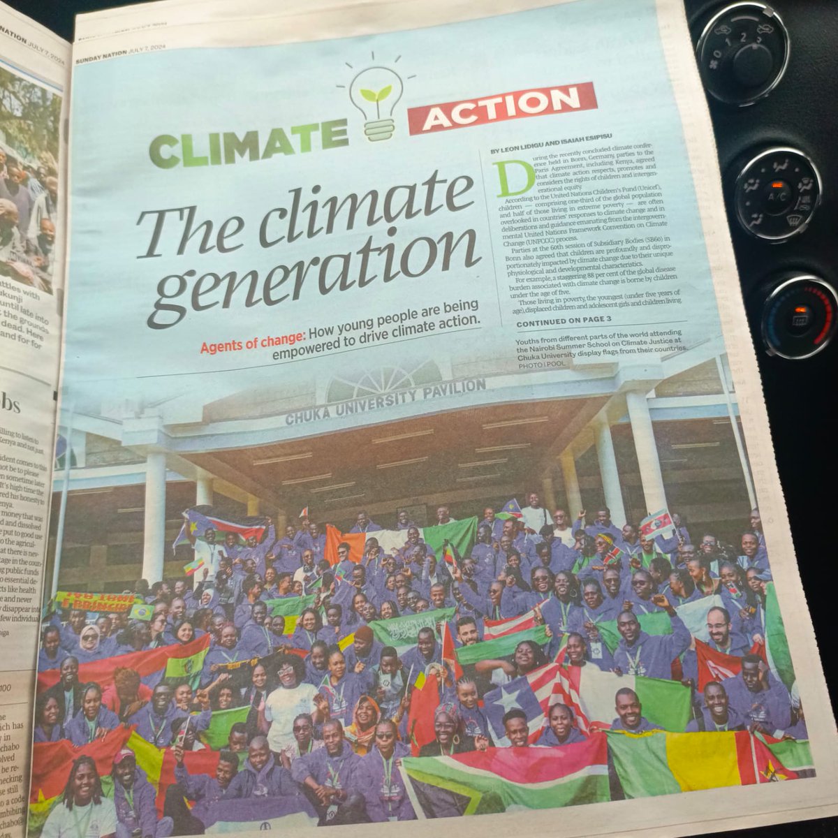 We need to change the way we do things by cutting man-made greenhouse gas emissions drastically, phasing out fossil fuels and moving to renewable energy.
#NSCCJ4 #PACJA1 #summer_school1 #ClimateActionNow #climatejustice