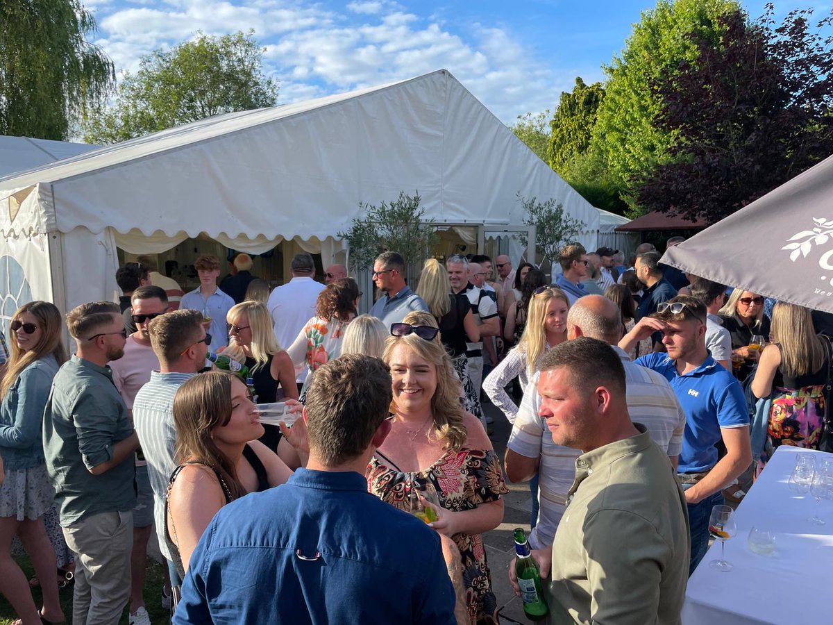 WillShipping's tweet photo. What an incredible achievement! 🚛🟦🛥️ The #WilliamsShipping team and partners celebrated its 130th year milestone in a beautifully decorated marquee at the Cromwell Arms in Romsey! The evening included a sumptuous BBQ, dancing and a raffle which raised £2,400 for @MindCharity. https://t.co/qJWc2mj1uZ