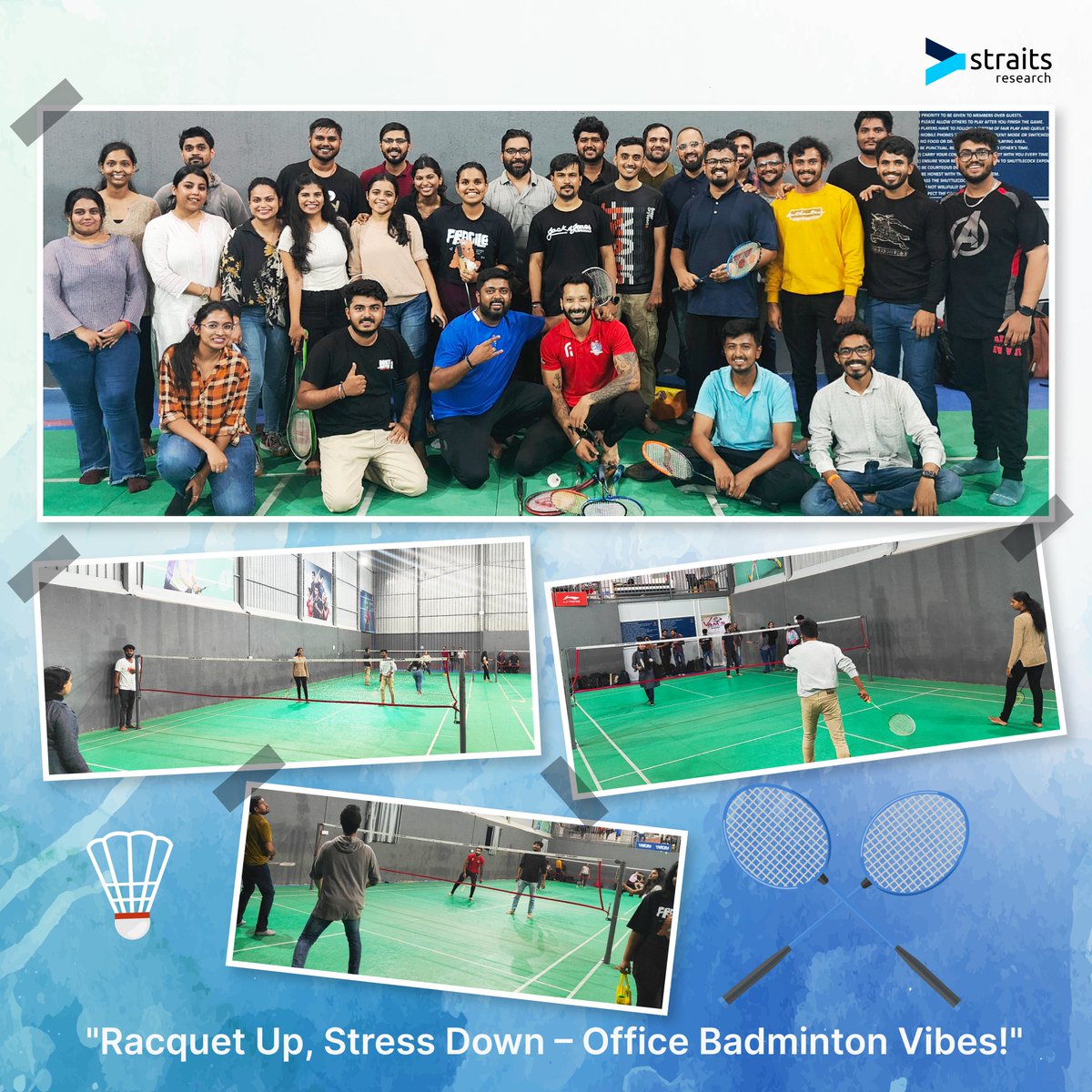 Feeling the 'High Josh,' we're taking a break from the usual office grind to enjoy a quick #badmintonmatch!🏸
Did you know this game has its roots in ancient #Greece , #China , and #India  before becoming an official sport in #England  in the 19th century?
#badminton🏸 #officefun