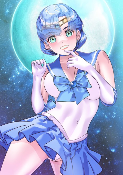 おはようございます❤(#^.^#)
マーキュリーパワ～ッ❣メェ～ィクア～ップ❣❣

#セーラーマーキュリー 