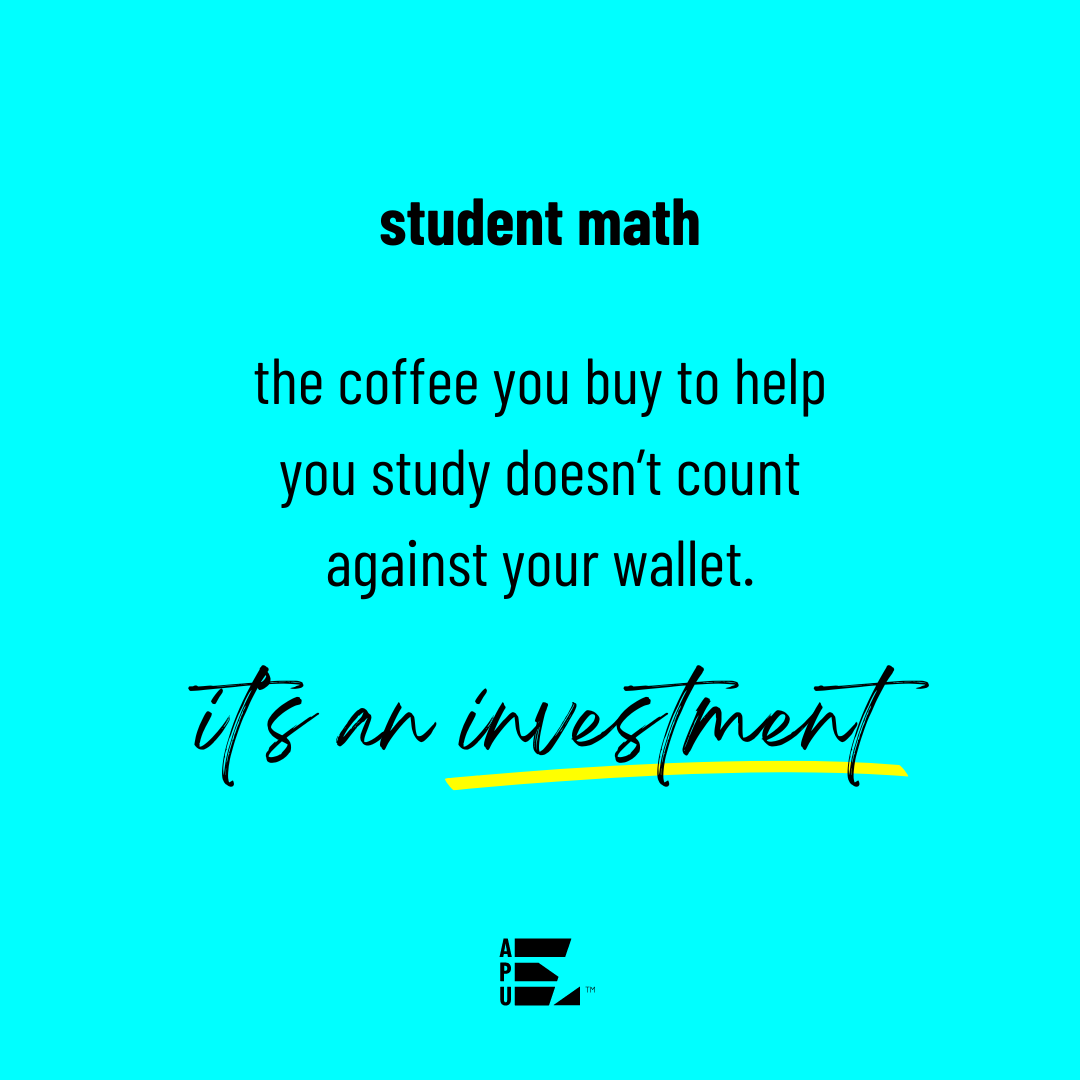 AmericanPublicU's tweet photo. You've heard of #girlmath.
In honor of Math 2.0 Day, we bring you: student math.
#university #collegelife #onlinecollege #onlinestudent #student #education #studentmath https://t.co/cetqWEHsz2