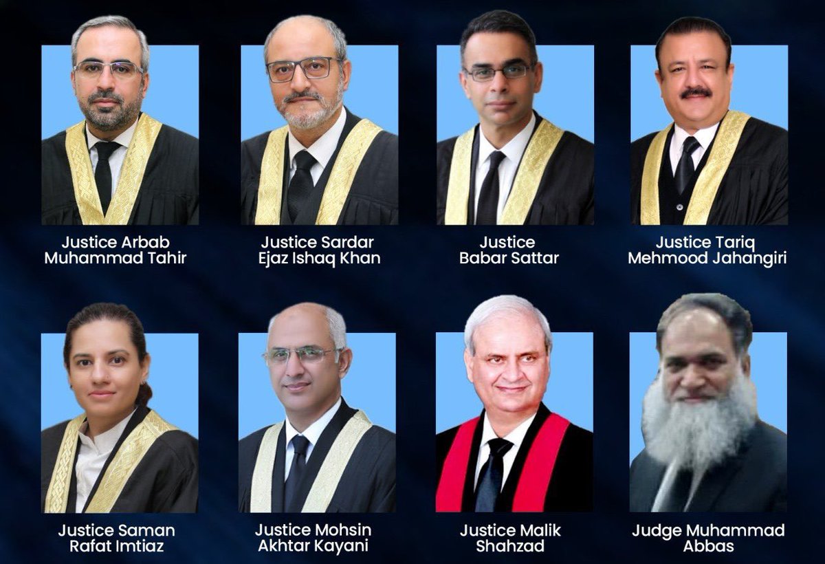 کیا آپ سب ان بہادر ججزز کے ساتھ ہیں؟
ہاں 
یا 
نہیں