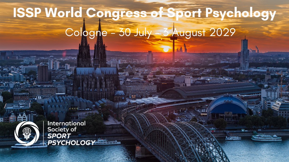 It is with great pleasure that ISSP announces that the 2029 World Congress of Sport Psychology has been decided. It will be held in Cologne (Germany) from July 30 to August 3, 2029 with the theme "Breaking Barriers in Sport Psychology: A Vision for Social Impact".