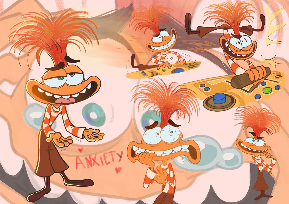 CartoonHugger's tweet photo. 🧡🤍🧡🤍ANXIETY !!!! 🧡🤍🧡🤍
Needed to draw my new obsession...
I LOVE HER !!!
She's giving me the ADHD vibes LOL 🧡
#insideout2 #insideout #anxiety #insideoutart #insideoutpixar #anxietyinsideout #insideoutanxiety #insideout2anxiety #insideoutfandom #emotions https://t.co/GXSCNBxs6W