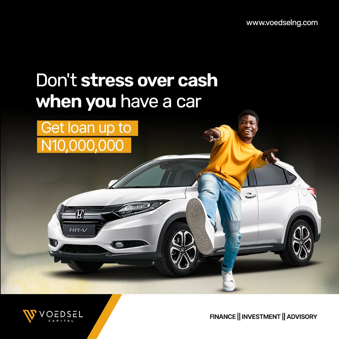 VoedselCapital's tweet photo. Drive Your Finances Forward: Use Your Car as Collateral for a Quick Loan with Voedsel Capital Limited!

For more enquiries on our services,
Call: 0706 537 0725 - 0813 956 2678.

#abuja #ElectionsLegislatives2024 #SupremeCourt https://t.co/ixNoUoGzni