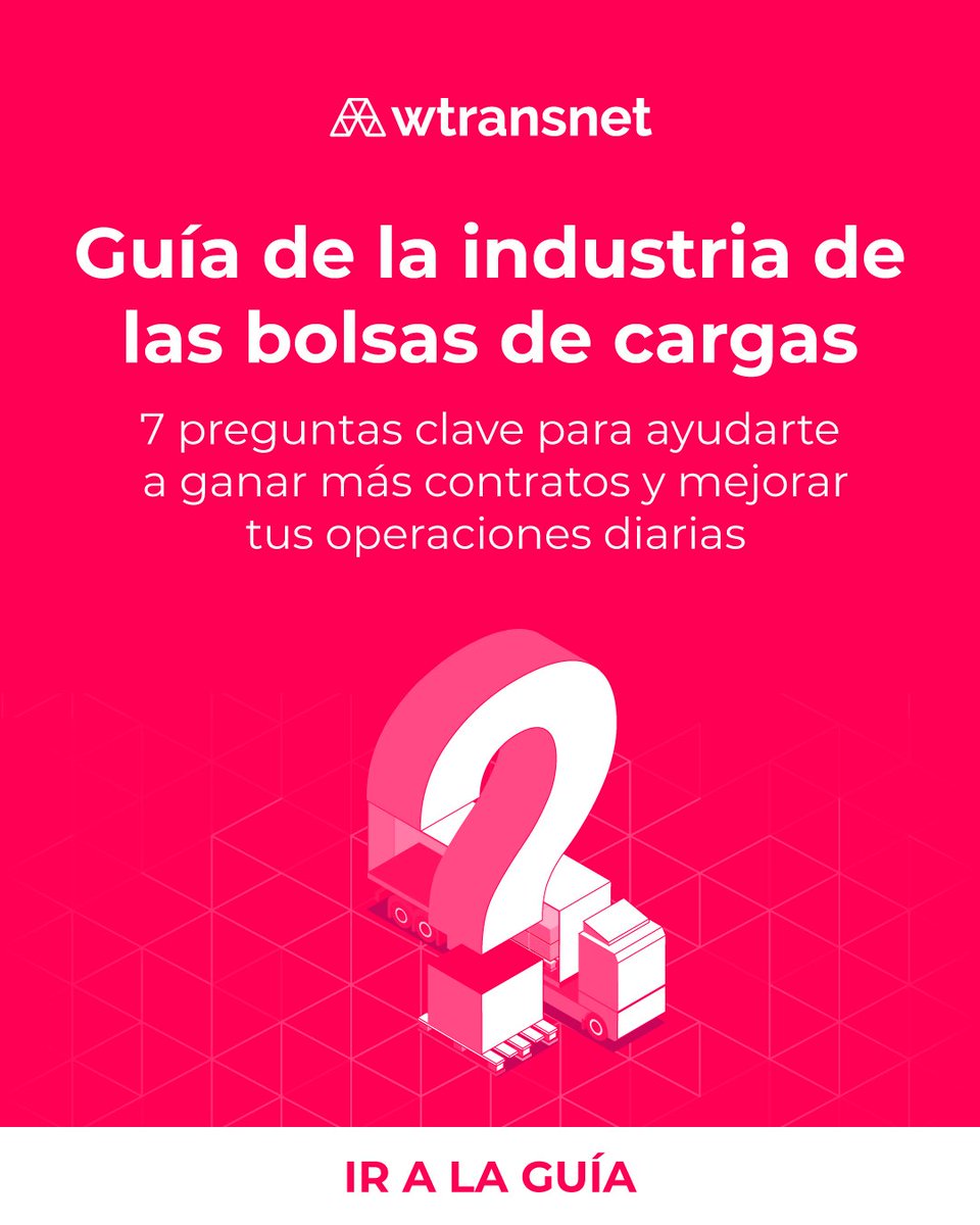 Las bolsas de cargas ayudan a los transportistas a encontrar cargas y a aumentar su eficiencia, facilitando el trabajo en la empresa de transporte.   
Consulta la guía aquí: ow.ly/S9C650StrNi
