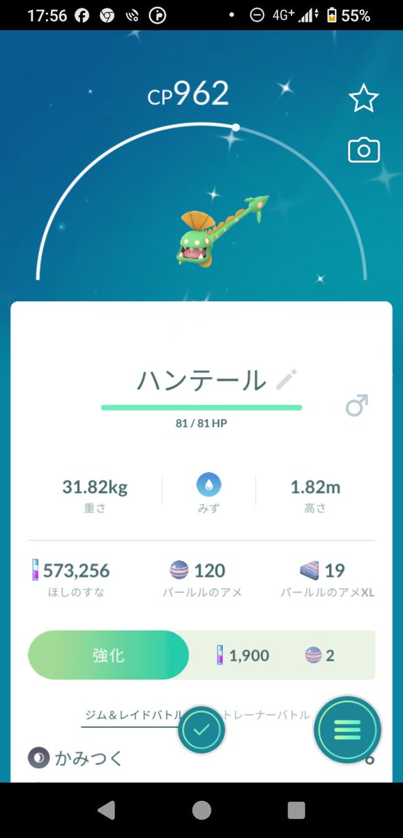 SegalS11's tweet photo. フィールドリサーチから初イロチをゲット！！早速進化😁
全然、色が違う笑

#ポケモンgo8周年おめでとう #ポケモンGO好きな人と繋がりたい #ポケモンGO #PokemonGO #PokemonGOApp ＃パールル　　#ハンテール https://t.co/ELxWofb91I