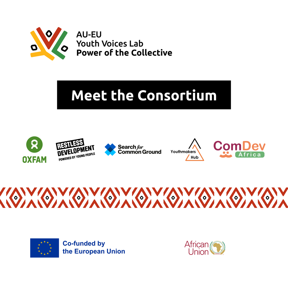 aueuyouthvoices's tweet photo. πΈ Group photo!
This is the ambitious Consortium of the #AUEUYouthVoicesLab - #PoweroftheCollective!
Over the next 4 years, we will #EngageEmpowerConnect to co-create an inclusive & youth-responsive society in Africa & Europe π§©
#AUEU #EuropeAid #YVLPartners #Exploretheproject https://t.co/TAOuT1U7qe