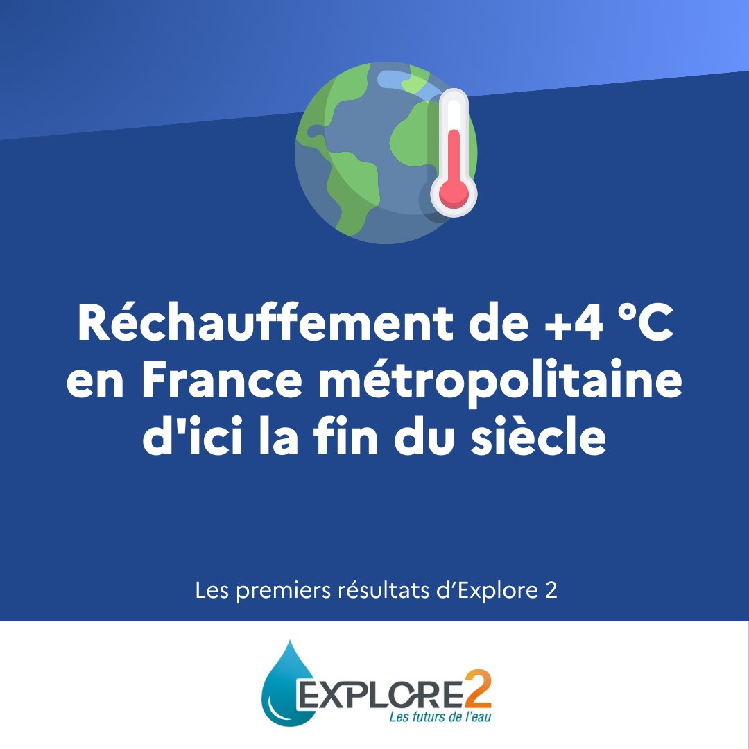 Adour_Garonne's tweet photo. Lancé par @INRAE_France et l'@OI_Eau, le projet Explore 2 révèle des projections cruciales pour l'eau et le climat jusqu’en 2100. 🌡️
👉 Retrouvez les résultats sur le site de l’INRAE : https://t.co/xoIoS7n1Cl
#Explore2 #Eau #ChangementClimatique #INRAE #OiEau #Hydrologie https://t.co/hDx7F7fFOL