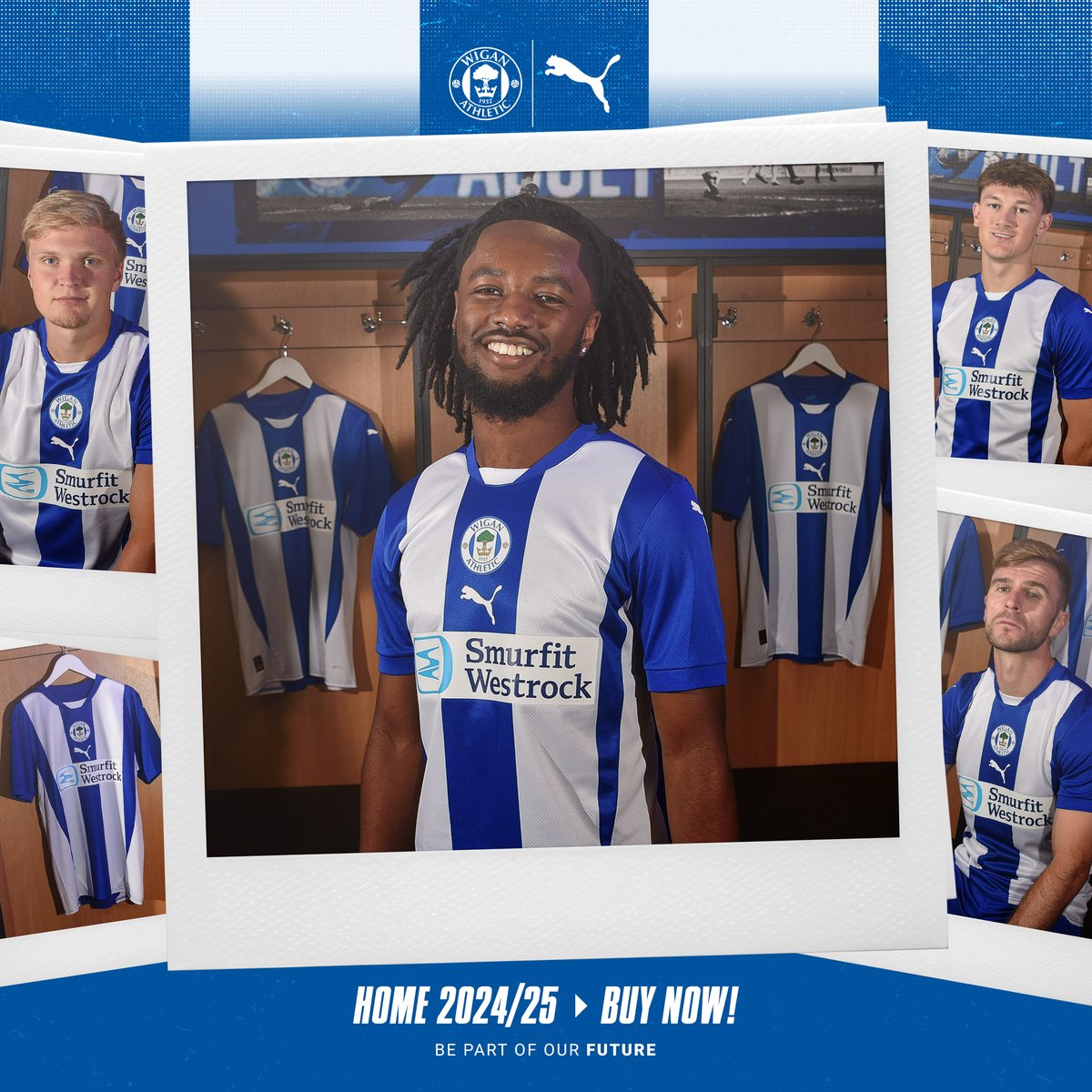 LaticsOfficial's tweet photo. 𝘾𝙚𝙣𝙩𝙧𝙖𝙡 𝙗𝙖𝙙𝙜𝙚. 🤩

Available online now and in-store from 10am on Wednesday 10 July. 🛍️

#wafc 🔵⚪️