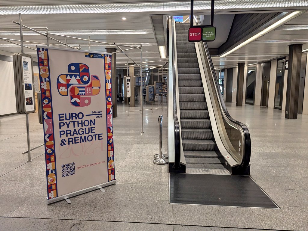 pauloxnet's tweet image. I just arrived at the EuroPython 2024 conference venue in Prague 🛬🇨🇿

I have already started meeting old friends on this day of tutorials and workshops 🐍🇪🇺

#EuroPython #EuroPython2024 #Python #Conference

ep2024.europython.eu/tutorials