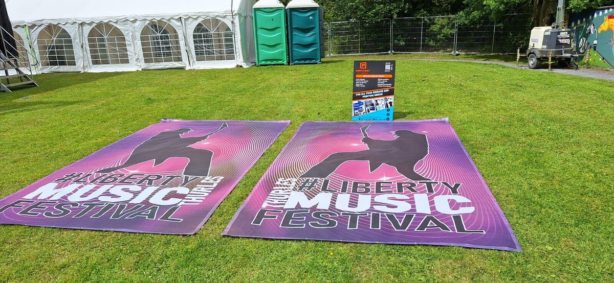 PerficientPrint's tweet photo. We were delighted to have our signage appear over the weekend at the sold out Liberty Music Festival in Thurles.

Perficient Print were on hand for the design, print and installation of the eye-catching visuals.

More info: https://t.co/UWd19KmM35 

#signage #display #print https://t.co/f3v7gVHt8t