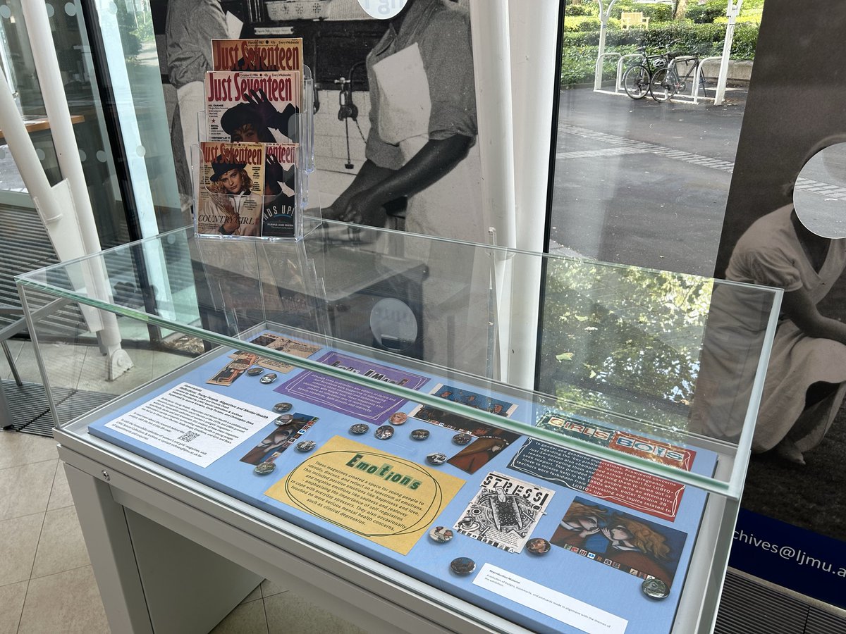 LJMU Special Collections & Archives (@ljmu_sca) on Twitter photo Femorabilia Reflections: Young People, Magazines and Mental Health is a collaborative research project and exhibition b/w us, <a href="/JoanneKnowlesUK/">Dr Joanne Knowles 🇺🇦</a>, & <a href="/LJMUPsychology/">LJMU Psychology</a> students to examine mental health w/in girls' mags of the 70s & 80s
On now in Aldham Robarts
#archive #history <a href="/LJMU/">Liverpool John Moores University</a> Femorabilia Reflections: Young People, Magazines and Mental Health is a collaborative research project and exhibition b/w us, <a href="/JoanneKnowlesUK/">Dr Joanne Knowles 🇺🇦</a>, & <a href="/LJMUPsychology/">LJMU Psychology</a> students to examine mental health w/in girls' mags of the 70s & 80s
On now in Aldham Robarts
#archive #history <a href="/LJMU/">Liverpool John Moores University</a>