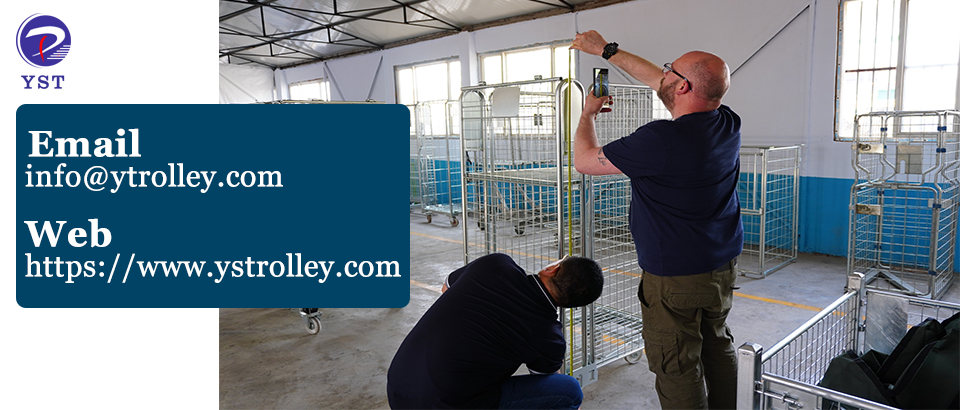 YstLogistics's tweet image. Our sales team recently had the pleasure of showing one of our valued clients around the factory, giving them an up-close look at our production process.
Contact:
E-mail: info@ystrolley.com
Web: ystrolley.com
#ystlogistics #productionprocess #rollcontainer #factory