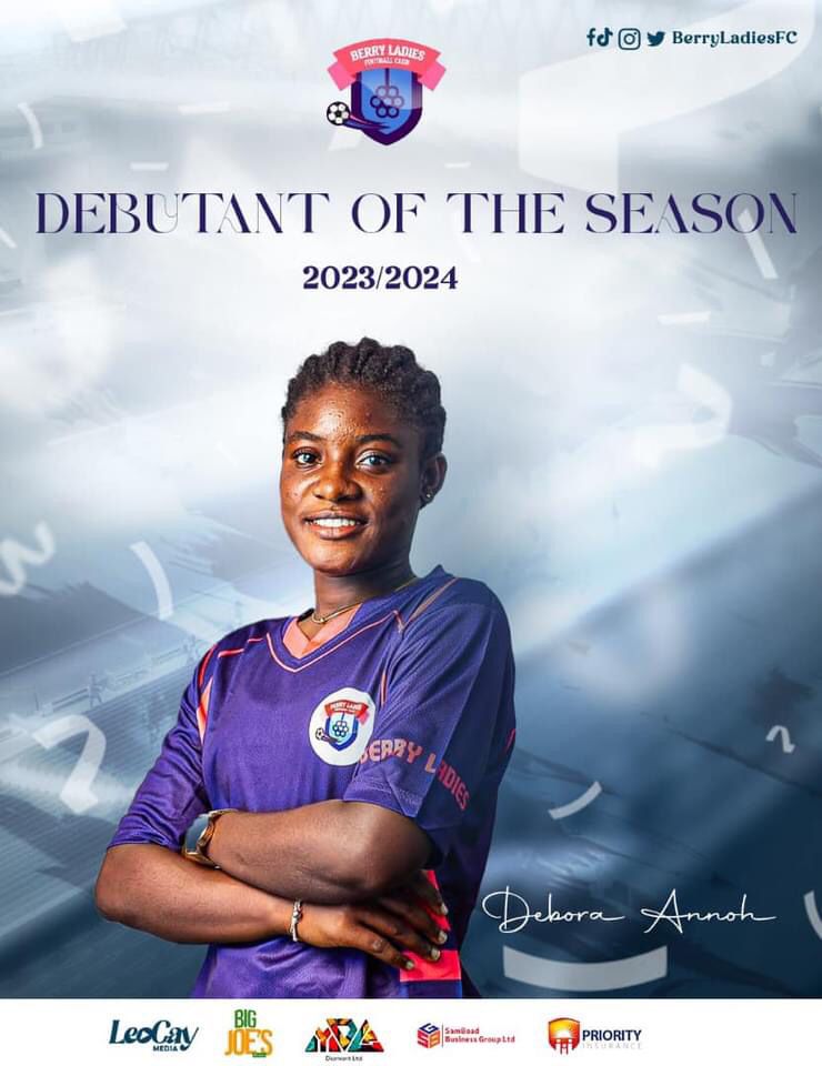Proud and humbled to win Player of the Season, Defender of the Season and Debutant of the Season.

Thanks to my family, fans, teammates and the whole staff at <a href="/berryladiesfc/">Berry Ladies Football Club</a> for this!

It can only be God 🙏🏽💪🏽❤️ #3Y3ADOM