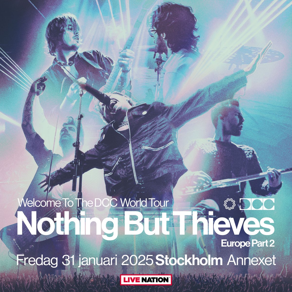 Vi välkomnar Nothing But Thieves  tillbaka till Sverige med Welcome To The DCC World Tour Part 2 🎸 

Konserten hålls på Annexet i Stockholm fredag den 31 januari 2025 och biljetterna släpps på fredag 12 juli kl. 11:00 👇
w.axs.com/Jzl650SwKYG