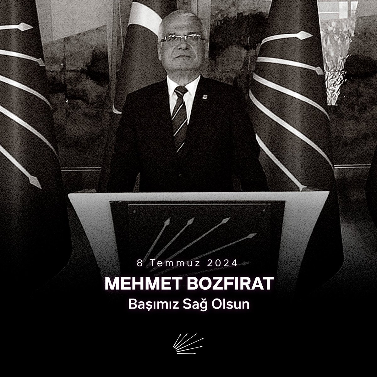 Gaziantep Nizip İlçe Başkanımız Mehmet Bozfırat'a Allah’tan rahmet, ailesine, yakınlarına ve örgütümüze başsağlığı diliyoruz.