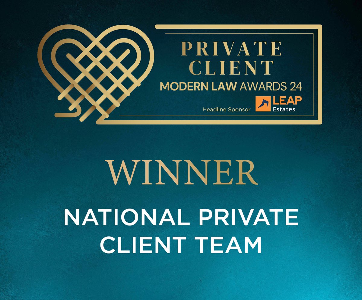 familylawflp's tweet photo. We were thrilled to celebrate a double win at the @ModernLawMag Private Client Awards 2024 where our specialist team was announced as winners of the Private Client Team – Family Law​ and the National Private Client Team awards. 

#TeamFLP #Awards #MLPCA24

https://t.co/3ellty7hbx https://t.co/4mhcpYInTP