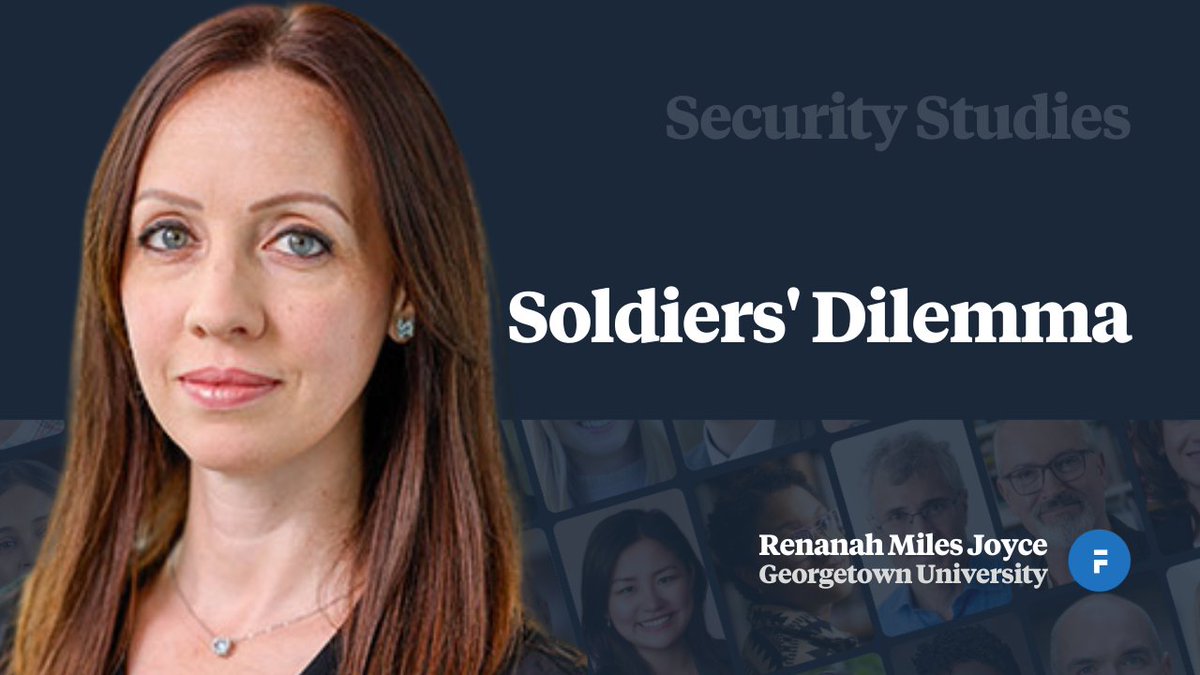 Faculti (@facultinet) on Twitter photo How do militaries respond when they confront the dilemma of conflict between the liberal norms of respect for human rights and civilian control of the military? Renanah Joyce <a href="/RenanahJoyce/">Renanah Miles Joyce</a> <a href="/Georgetown/">Georgetown University</a> <a href="/GeorgetownCSS/">GU Security Studies</a> discusses the effects of norm conflict on military attitudes How do militaries respond when they confront the dilemma of conflict between the liberal norms of respect for human rights and civilian control of the military? Renanah Joyce <a href="/RenanahJoyce/">Renanah Miles Joyce</a> <a href="/Georgetown/">Georgetown University</a> <a href="/GeorgetownCSS/">GU Security Studies</a> discusses the effects of norm conflict on military attitudes