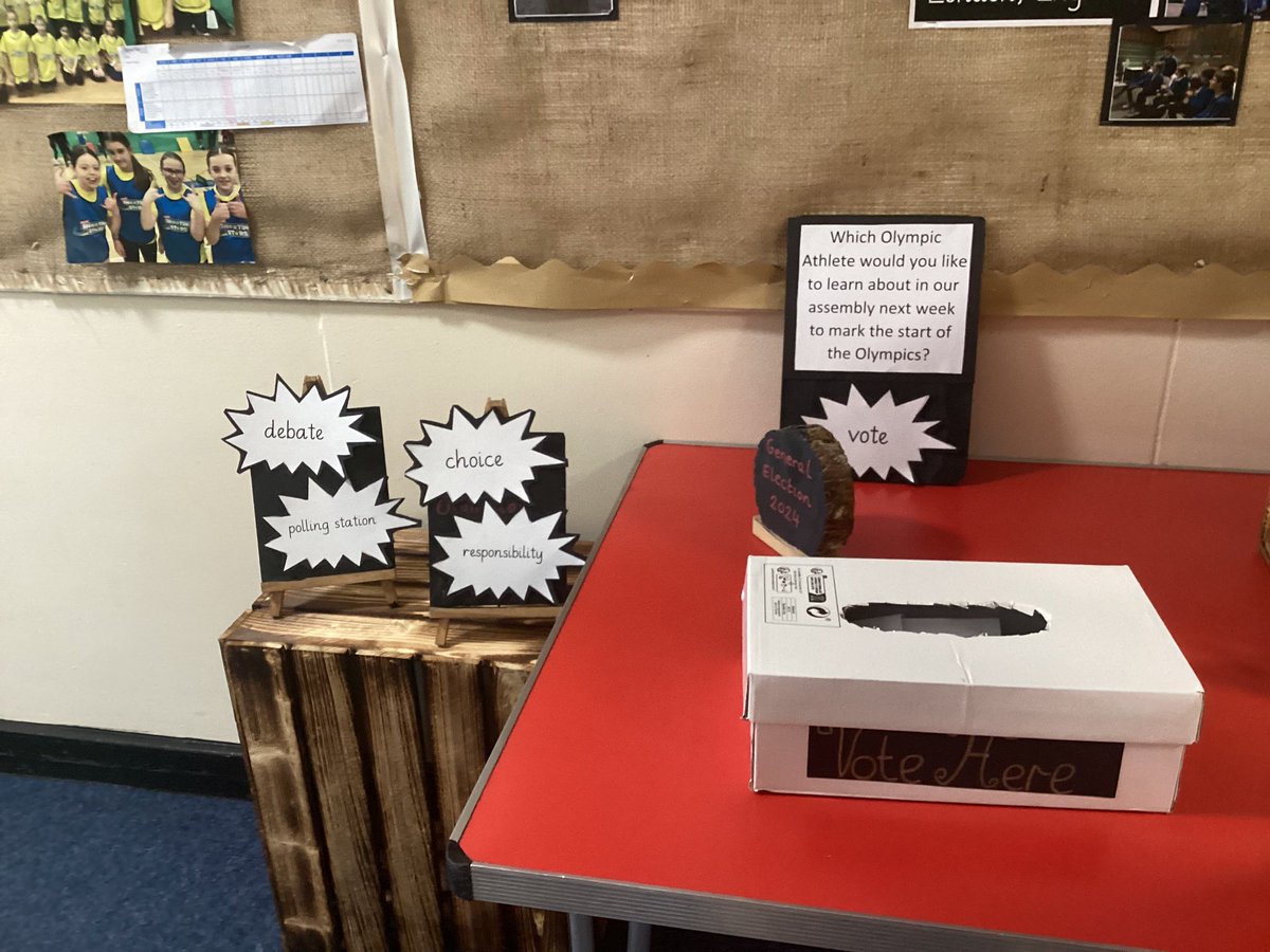 MrsJamesLW's tweet photo. On Friday, Maple Tree took part in Ladywood’s General Election. We are looking forward to finding out the results of which Olympian we will be learning about in assembly this week. @LadywoodKH https://t.co/rPvivv8Gkb