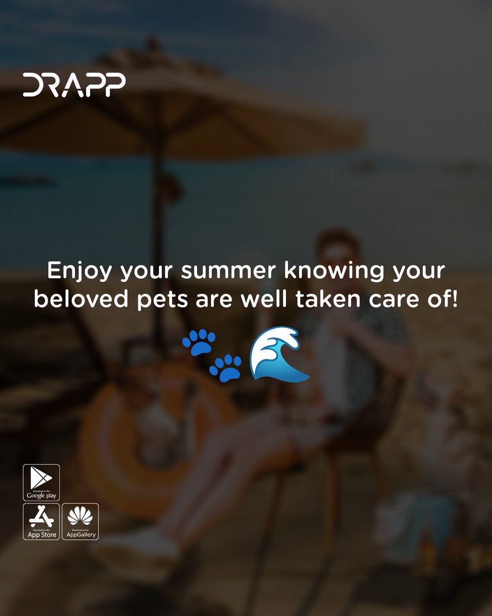 Drapp_me's tweet photo. 🏖️ Enjoy your beach vacation worry-free! 🏖️
With DRAPP, ensure your pets receive top veterinary care while you soak up the sun. Our online consultations make it easy to get expert veterinary advice and services wherever you are. https://t.co/lOKDhgFgUn