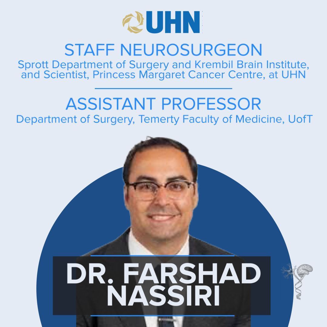 Congratulations to <a href="/FarshadNassiri/">Farshad Nassiri</a> on his appointment as:

⭐️ Staff #Neurosurgeon within the Division of #Neurosurgery, Sprott Department of Surgery, at <a href="/UHN/">University Health Network</a> and <a href="/KBI_UHN/">Krembil Brain Institute</a>
⭐️ Scientist with the <a href="/pmcancercentre/">Princess Margaret Cancer Centre</a>
⭐️ Assistant Professor <a href="/UofTSurgery/">U of T Department of Surgery</a>, Temerty Faculty of Medicine