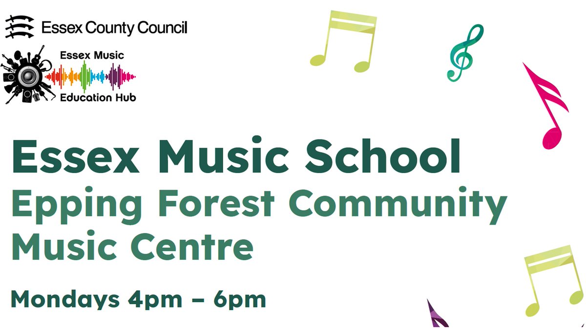 Today we're focusing on music in #Epping Forest!
Come and join us in September on Mondays at our Community #Music Centre at <a href="/EppingStJohns/">ESJ</a> <a href="/BMAT_Trust/">BMAT</a>.
Includes our FREE vocal group, plus lessons in Piano, Voice and others.
Register for next term here: ow.ly/nwtE50RykjE