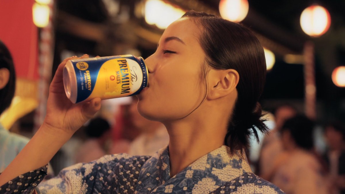 広瀬すず、浴衣姿の新CM放送スタート🎐💕 普段からビール愛飲「台本を