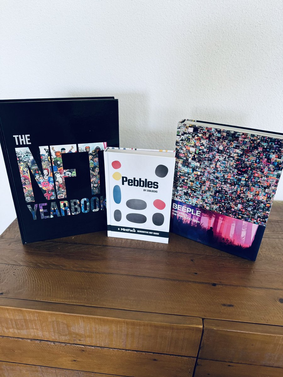 Books Illuminate Life! 

These three historical masterpieces already grace my collection, but this is just the beginning - more treasures await.

<a href="/nft_yearbook/">NFT Yearbook</a> <a href="/mintfaced/">MintFace 🍒</a> <a href="/beeple/">beeple</a>