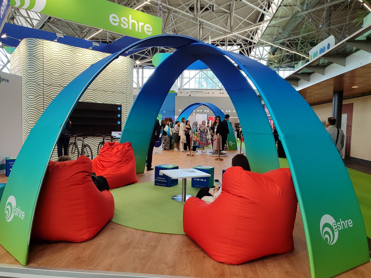 Don't miss out <a href="/ESHRE/">ESHRE</a> exhibit! 🤩

There you'll find everything you need to know about ESHRE &amp; you'll meet amazing people to answer all your questions! 🔵🟢

People are having so much fun there! 😍 It's a must to stop by! #ESHRE2024

<a href="/theESHRE5/">The ESHRE 5</a>