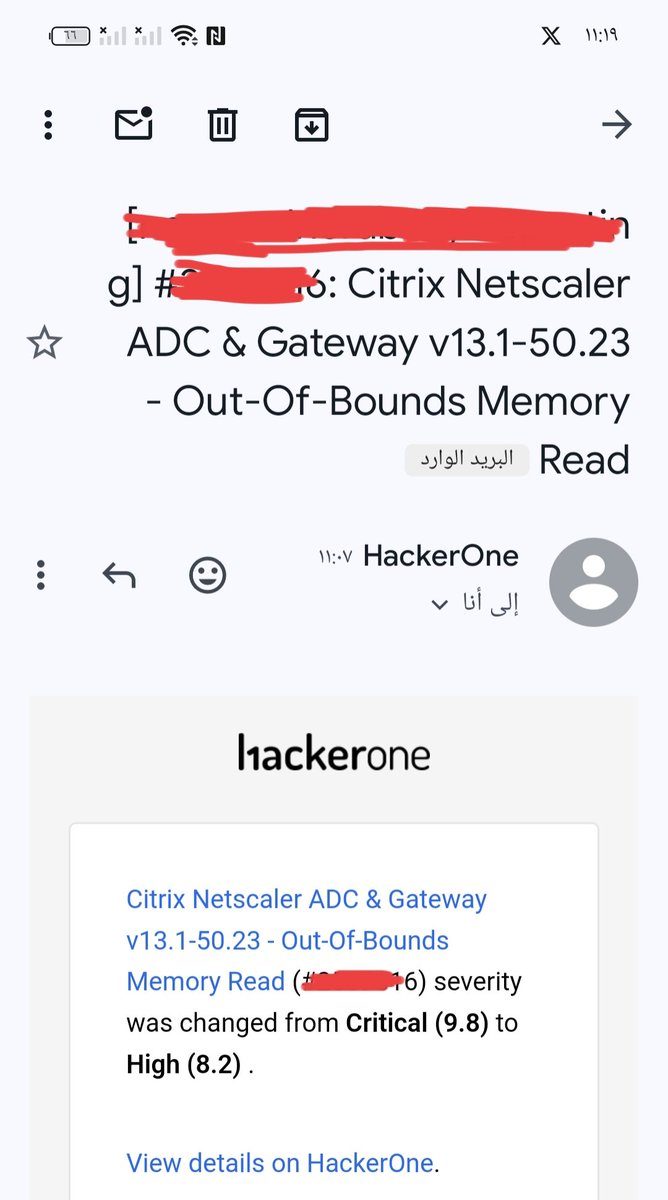 wadgamaraldeen's tweet image. Private VDP  :- looking for strong signal &amp;amp;&amp;amp; reputation points = private bbp invitations.

## Tip :-

nuclei -l live-subs.txt -t nuclei-templates/http/vulnerabilities/citrix/citrix-oob-memory-read.yaml

CVE-2023-4966, CVE-2023-6549

#bugbountytips
#cybersecutity
#BugBounty