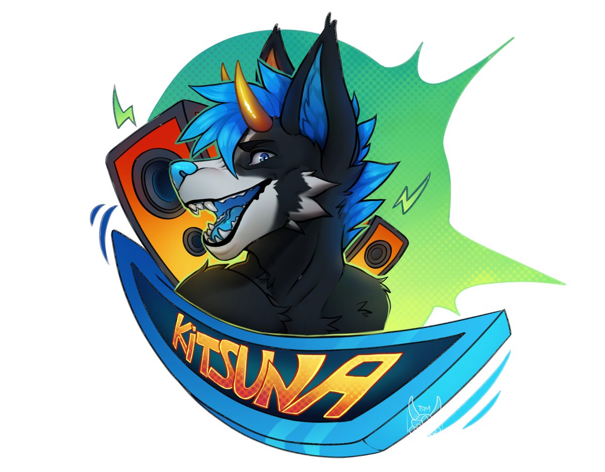 TheAwakeMonster's tweet photo. Logo pour Kitsuna terminée 🥳🥳 https://t.co/Z5yTFXO0VP