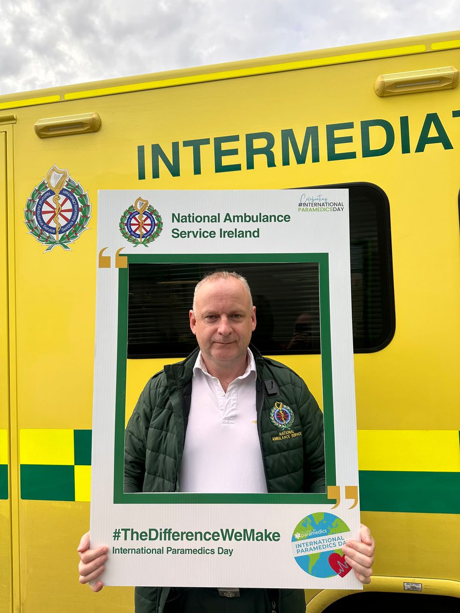 National Ambulance Service ๐ฎ๐ช๐ (@ambulancenas) on Twitter photo Paramedics from all over the country are celebrating <a href="/ParamedicsDay/">Paramedics Day</a> 2024.
Community Engagement Officer Stephen O'Flaherty, Paramedic Supervisor Padraig in Mallow, Paramedic Maggie Burke with Paramedic Intern Katlyn Ryan in Tuam and Eamonn Byrne in Galway.
#TheDifferenceWeMake Paramedics from all over the country are celebrating <a href="/ParamedicsDay/">Paramedics Day</a> 2024.
Community Engagement Officer Stephen O'Flaherty, Paramedic Supervisor Padraig in Mallow, Paramedic Maggie Burke with Paramedic Intern Katlyn Ryan in Tuam and Eamonn Byrne in Galway.
#TheDifferenceWeMake