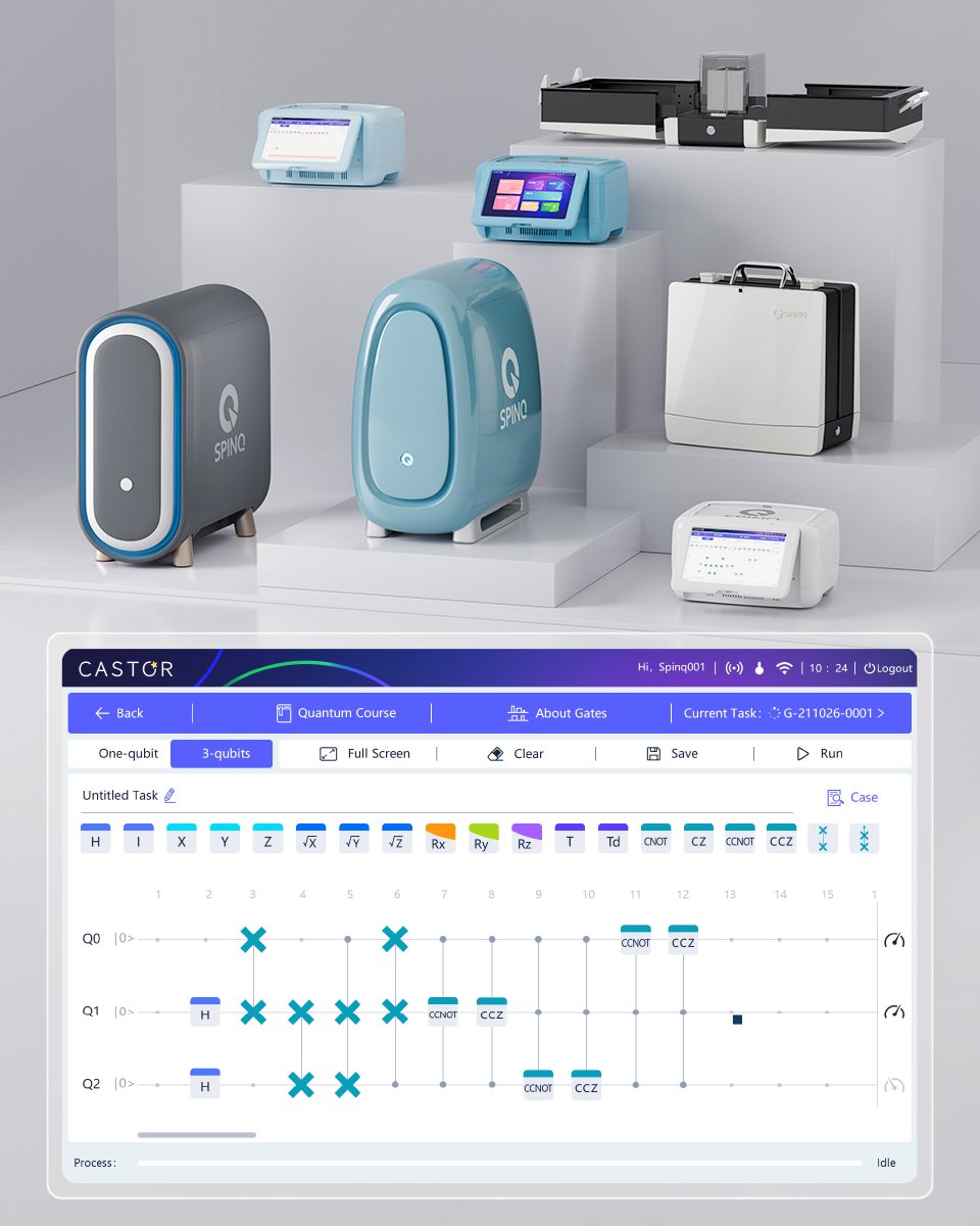 SpinQ_Lab's tweet image. Check out SpinQ Educational Grade NMR Quantum Computers! Compact and lightweight, they work in a wide temperature range with stable performance: Maintenance-free, cost-effective, and zero operating cost.
#QuantumPhysics #quantumcomputer #SpinQ
Learn more:
spinquanta.com/products