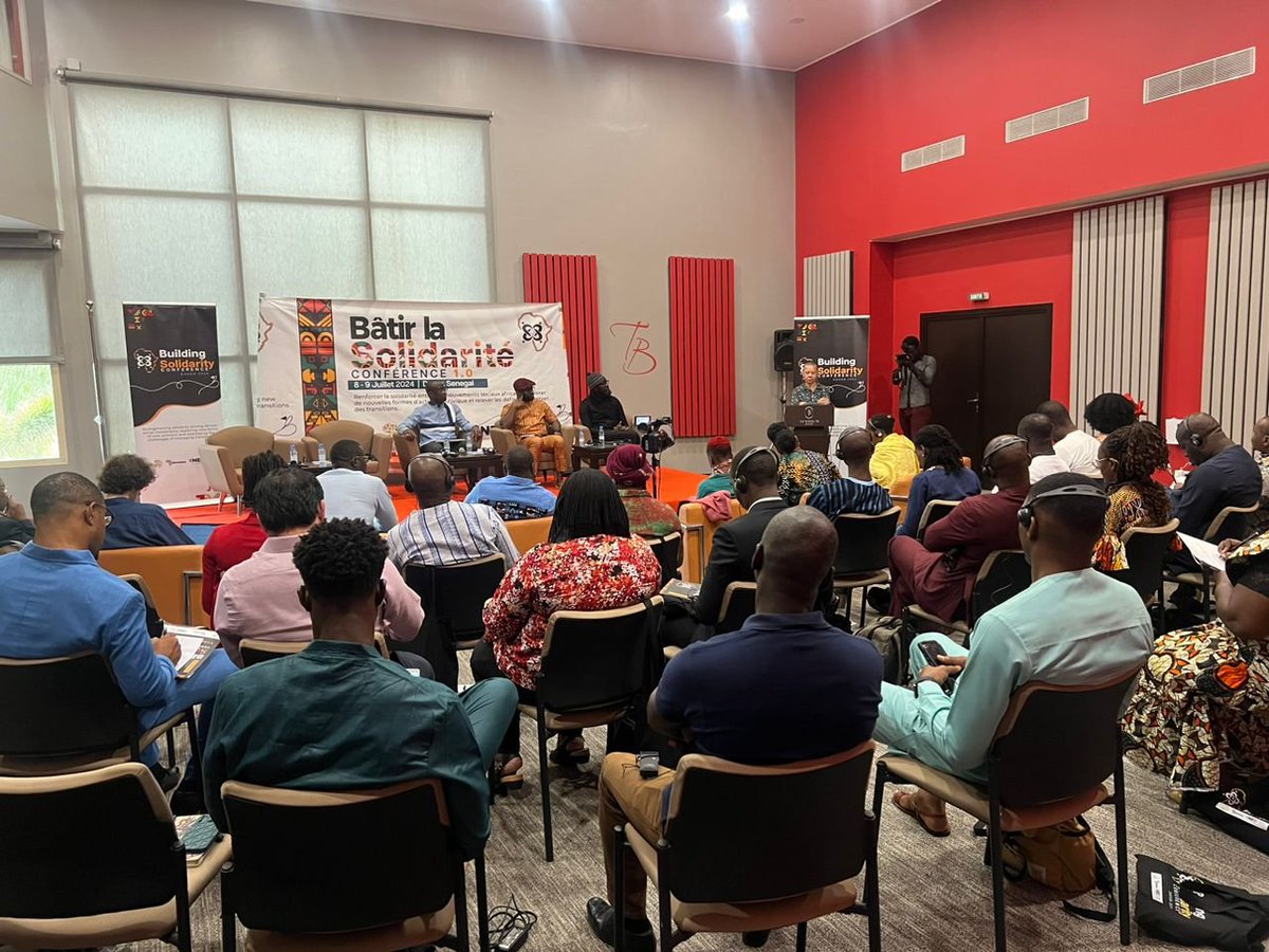 AFRICTIVISTES's tweet photo. 📢C’est parti pour la Conférence “Bâtir la Solidarité”

Deux jours  pour discuter du  renforcement des liens et augmenter le soutien mutuel des organisations de la société civile, face au rétrécissement de l'espace civique en Afrique.

📍#Dakar, Senegal🇸🇳
🗓️ 8 - 9 juillet 2024

#BuildingSolidarityAfrica @YIAGA 

...........................................................................................................

📢The "Building Solidarity" Conference gets underway

Two days to discuss how to strengthen links and increase mutual support between civil society organisations, in the face of shrinking civic space in Africa.

📍#Dakar, Senegal🇸🇳
🗓️ 8 - 9 July 2024

#AfricTivistes @NEDemocracy