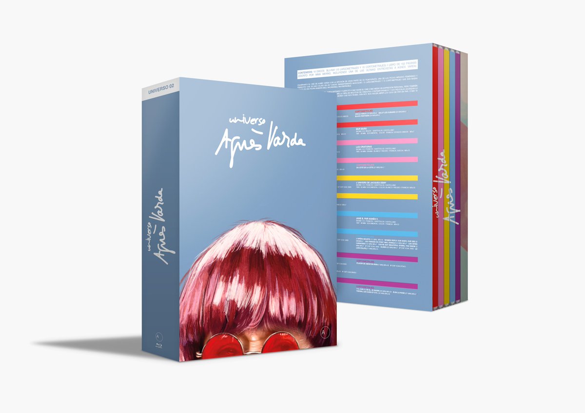 Pues esto es, amigas. Una caja que contiene todo un universo. 5 cajas con 10 discos Blu-ray y un libro de 152 páginas

Unidades limitadas sin posibilidad de reedición
Abrimos reservas con oferta de lanzamiento martes 16 a las 9h en tienda.avalon.me

#UniversoAgnèsVarda 🌻