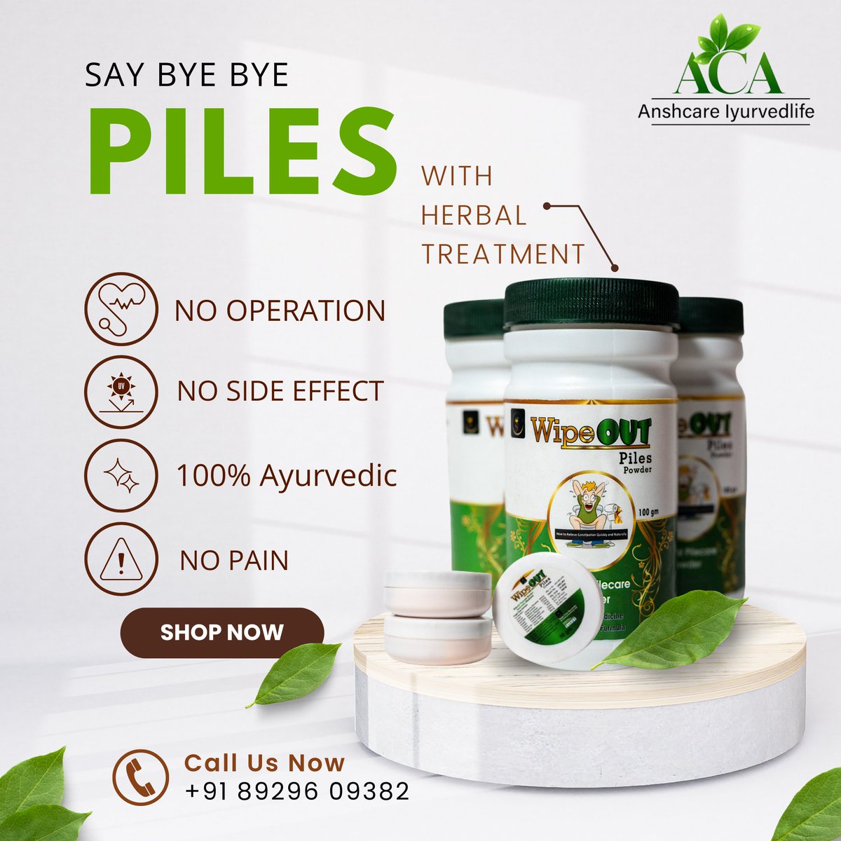 Anshcare's tweet photo. "Say Goodbye to Piles Pain Naturally! 📷📷
Are you tired of the discomfort and pain caused by piles? Introducing our 100% Ayurvedic Piles Pills, designed to provide fast and effective relief without the need for surgery. https://t.co/Gb40df0t69