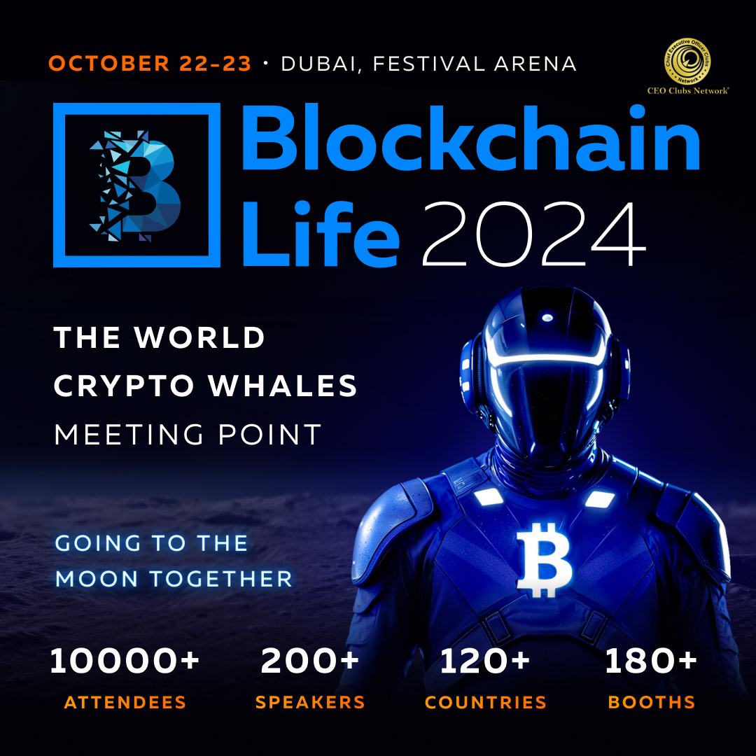 CEOClubsNetwork's tweet image. 📈 CEO Clubs Partner Event: @BlockChain Life 2024 💰

We are thrilled to announce our partnership with BlockChain Life 2024, the premier blockchain event of the year!   
@blockchainofficial

#CryptoLeaders #BlockChain2024 #PartnerEvent #CEOClubs #NetworkingOpportunities #Business